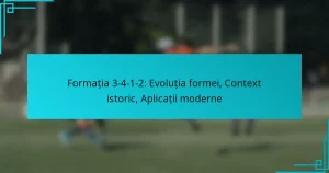 Formația 3-4-1-2: Evoluția formei, Context istoric, Aplicații moderne